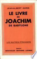 Le Livre de Joachim de Babylone