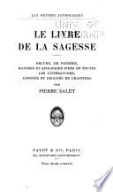 Le livre de la sagesse