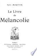 Le livre de mélancolie