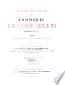 Le livre de Podic, ou, Chroniques d'Étienne Médicis, bourgeois du Puy