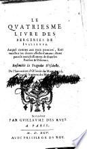 Le ... Livre Des Bergeries De Julliette