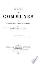 Le livre des communes ou Le presbytère