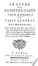Le Livre des comptes-faits, etc