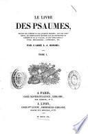 Le livre des Psaumes
