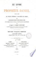 Le Livre du prophète Daniel