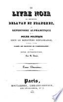 Le Livre Noir de messieurs Delavau et Franchet