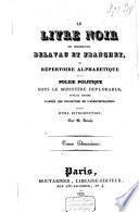 Le Livre noir de Messieurs Delavau et Franchet