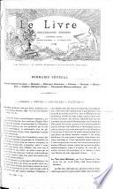 Le Livre revue mensuelle ...