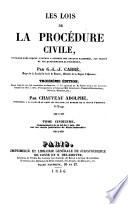Le lois de la procédure civile