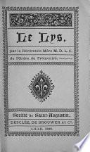 Le Lys, par la Révérende Mère M.D.L.C. de l'Ordre de Prémontré