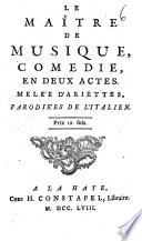 Le maître de musique,