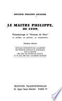 Le Maitre Philippe, de Lyon