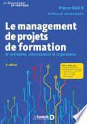 Le management de projets de formation