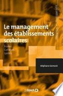 Le management des établissements scolaires