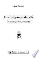 Le management durable