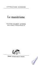 Le maniérisme