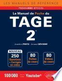 Le Manuel de poche du Tage 2® - 80 fiches de cours, 250 questions + corrigés en vidéo