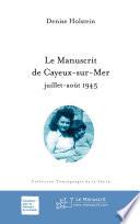 Le Manuscrit de Cayeux-sur-Mer