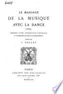 Le mariage de la musique avec la danse (1664)