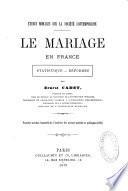 Le mariage en France