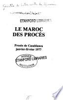 Le Maroc des procès