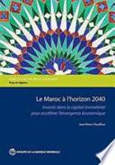 Le Maroc L'horizon 2040