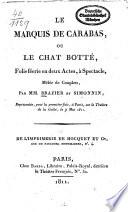 Le Marquis de Carabas ou le Chat botté
