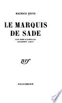 Le marquis de Sade