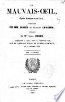 Le mauvais-oeil: opéra-comique