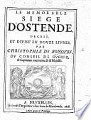 Le Memorable siege d'Ostende, etc