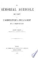 Le Mémorial agricole de 1867; ou l'Agriculture à Billancourt et au Champ-de-Mars