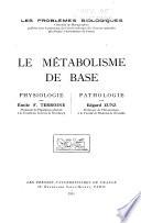 Le métabolisme de base