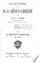 Le ministère évangélique de Jésus