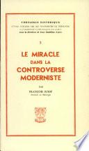 Le miracle dans la controverse moderniste