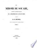 Le miroir de Souabe d'après le manuscrit français de la bibliothèque de la ville de Berne