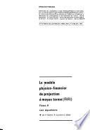 Le modèle physico-financier de projection à moyen terme (FIFI)