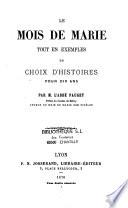 Le mois de Marie en exemple ou choix d'histoires pour dix ans