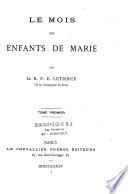 Le mois des enfants de Marie