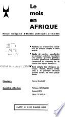Le Mois en Afrique