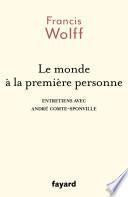 Le monde à la première personne