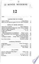 Le Monde moderne