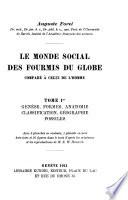 Le monde social des fourmis du globe comparé à celui de l'homme ...