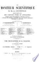 Le Moniteur scientifique du Doctor Quesneville