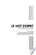 Le Mot D'esprit
