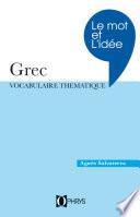Le mot et l'idée GREC