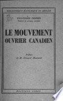 Le mouvement ouvrier canadien