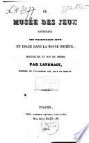 Le musée des jeux