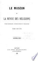 Le Muséon et la Revue des religions