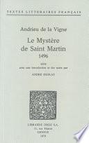 Le Mystère de Saint-Martin