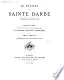 Le mystère de Sainte Barbe, tragédie bretonne